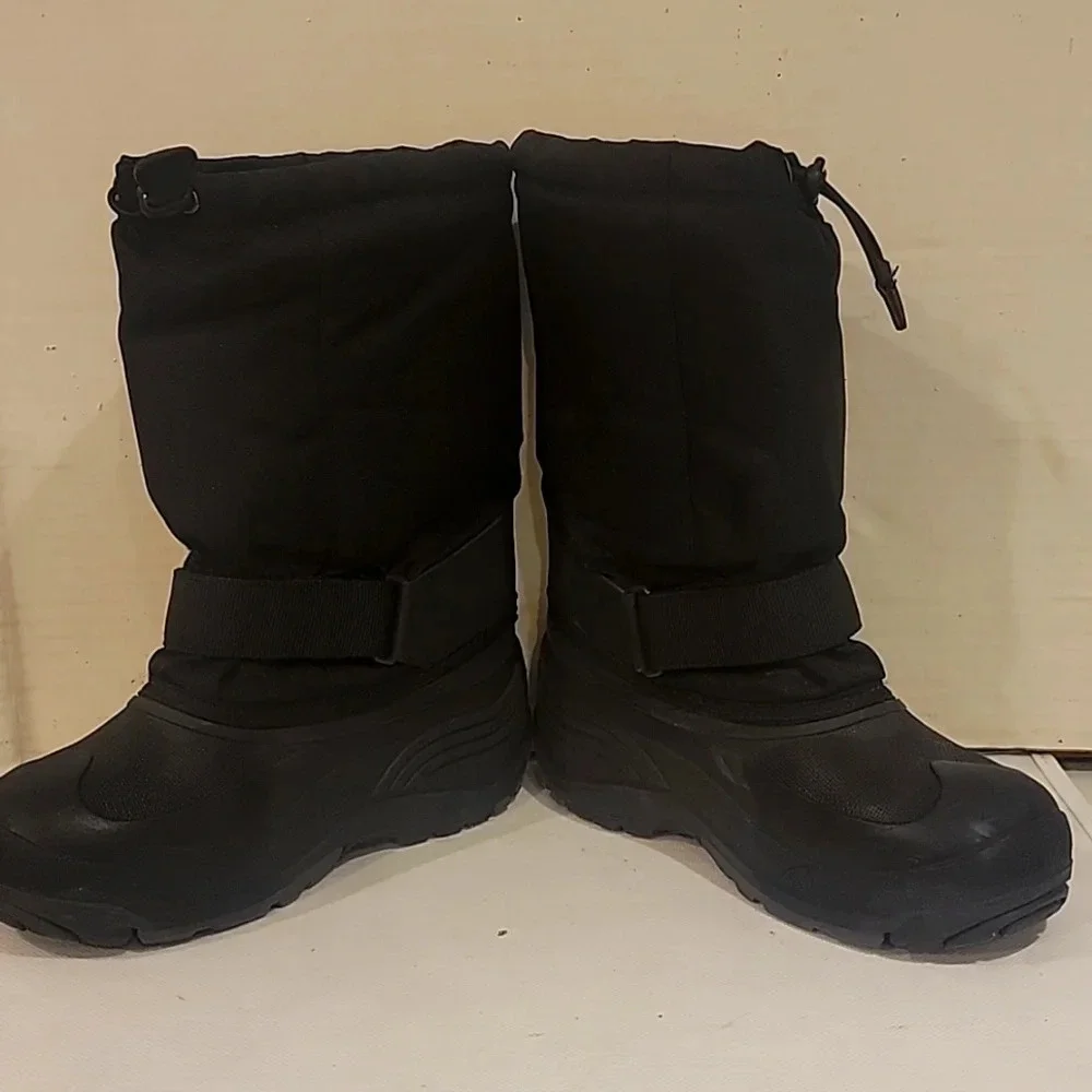 KAMIK BLACK WINTER‎ RAIN BOOTS (sz 5)